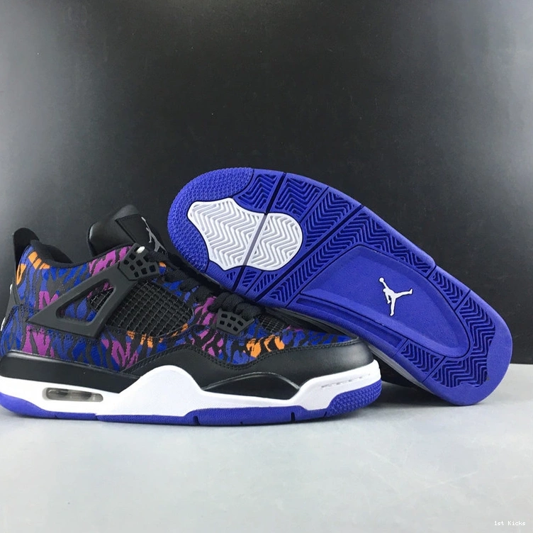 BQ9043-005 4 Rush - Black (GS) Violet Retro Jordan 1102